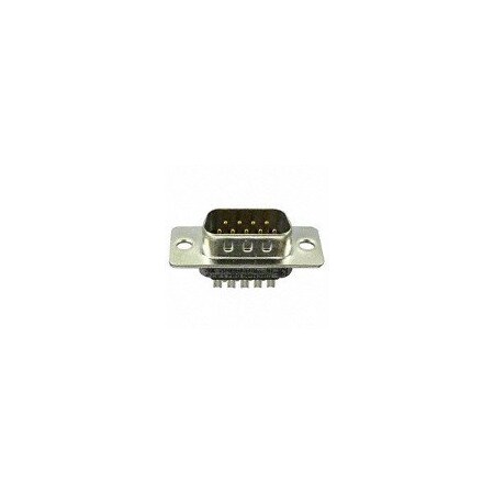 Amphenol D Subminiature Connector, 9 Contact(S), Male, Solder Terminal, Hole .120 FCE17E09PM250